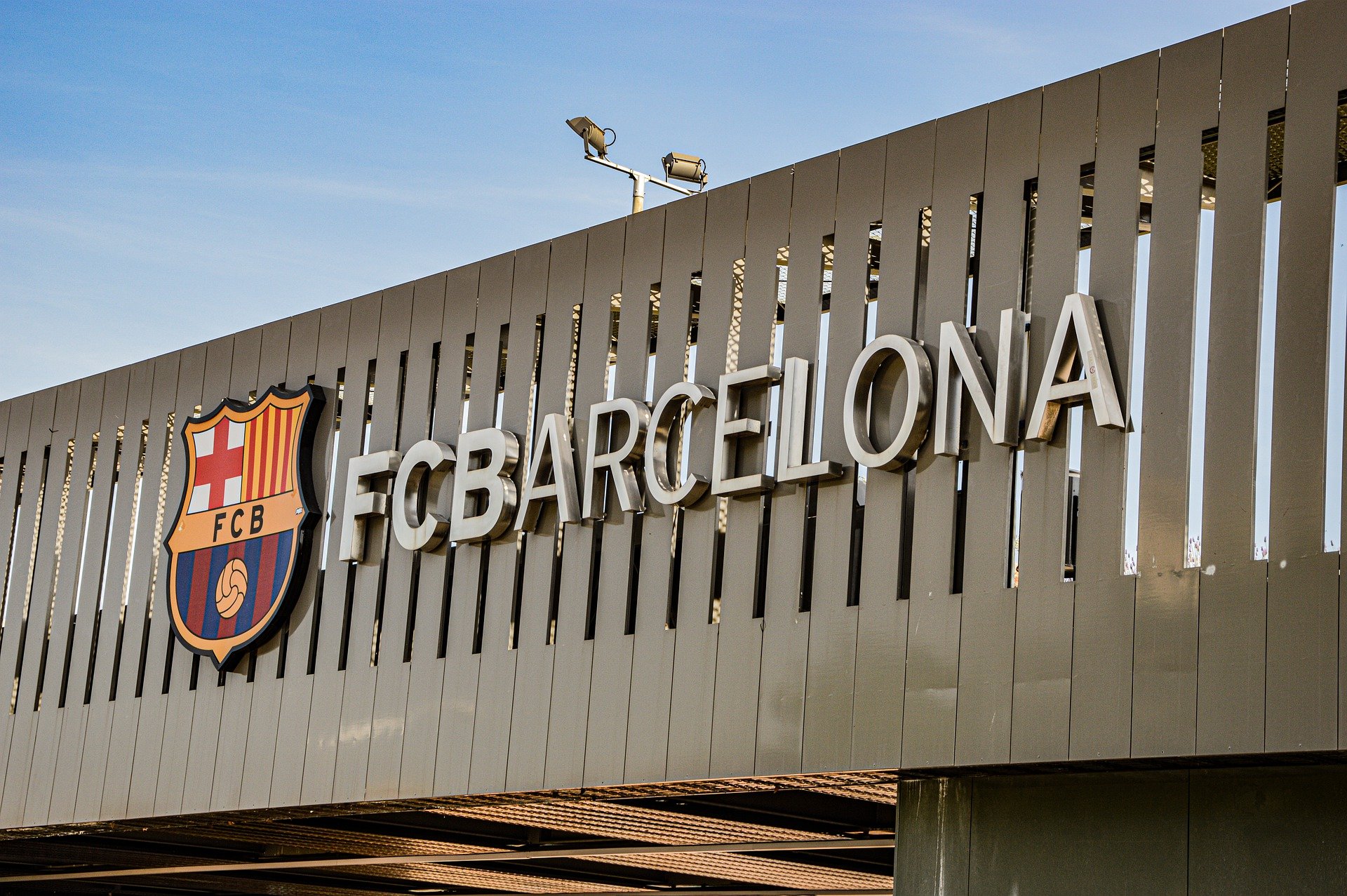 The entrance to the Camp Nou