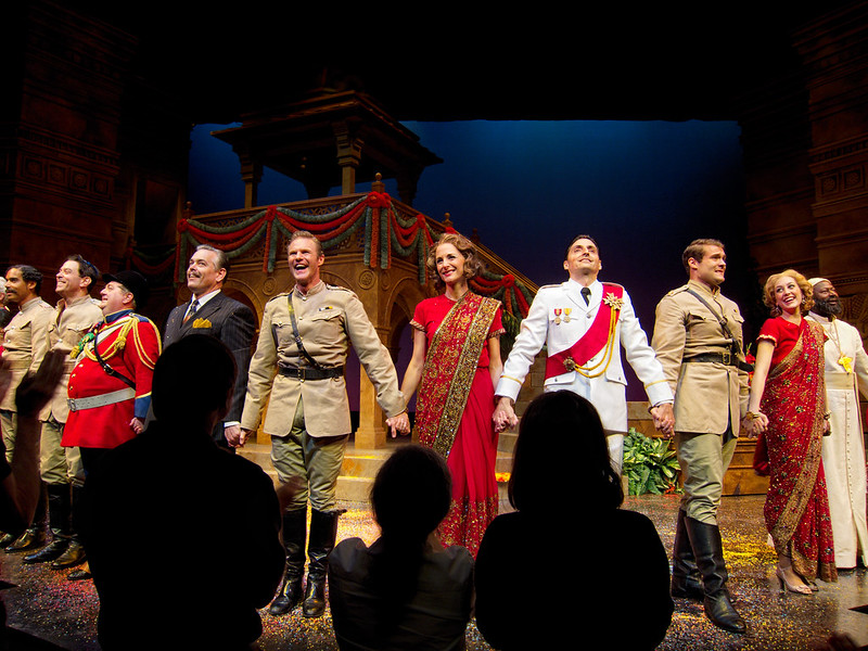 An image of a curtain call after a production of Much Ado About Nothing.