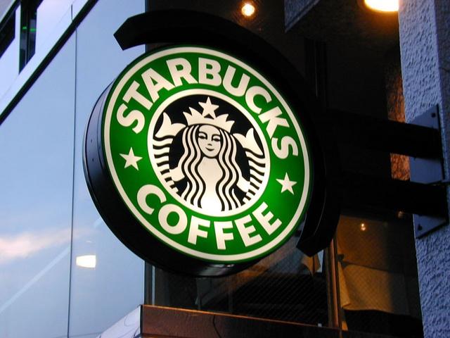 Starbucks coffee sign