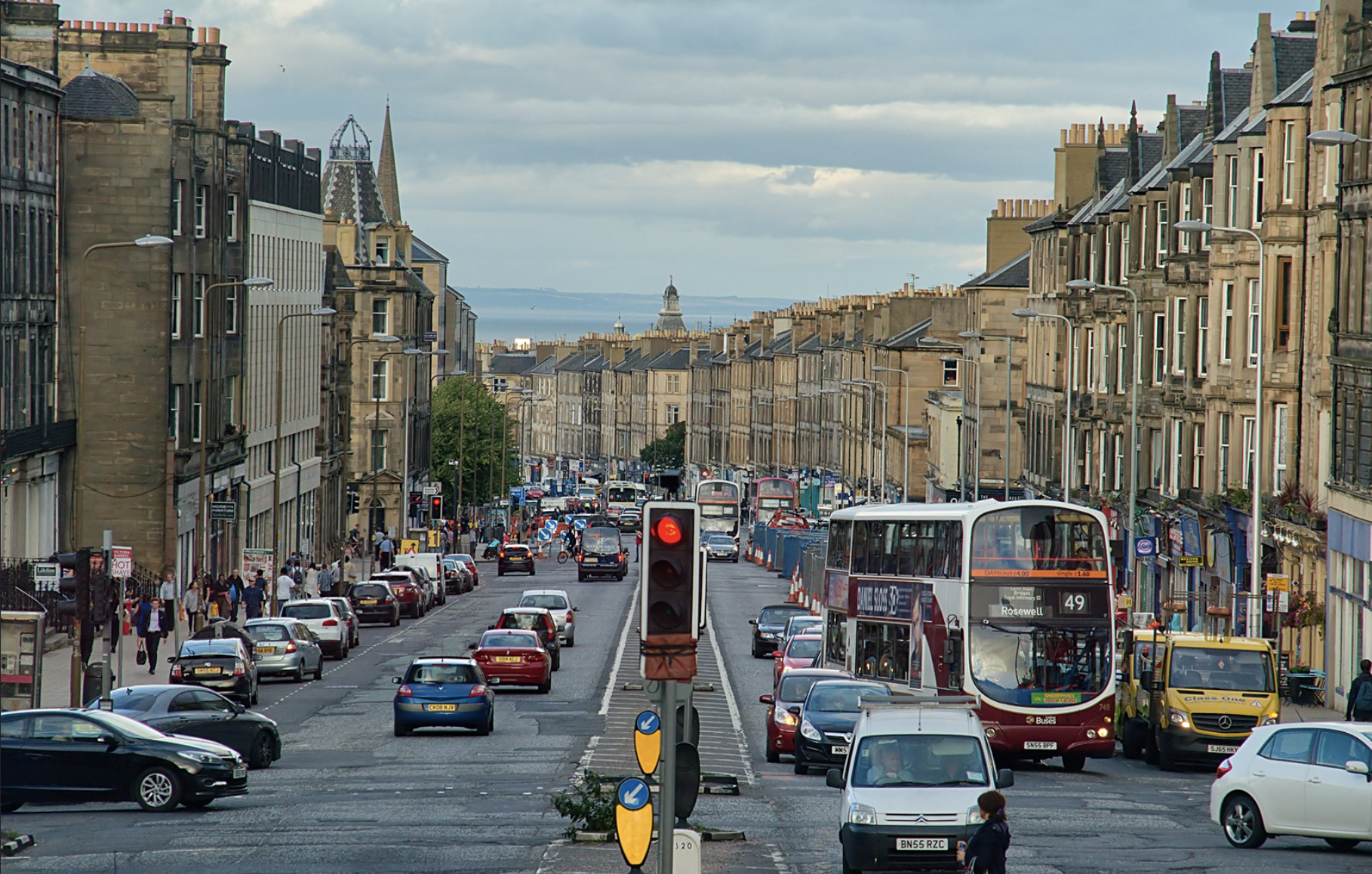 Traffic in Edinburgh